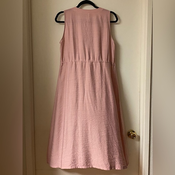 Blush pink size Small sleeveless dress size M - Picture 3 of 5